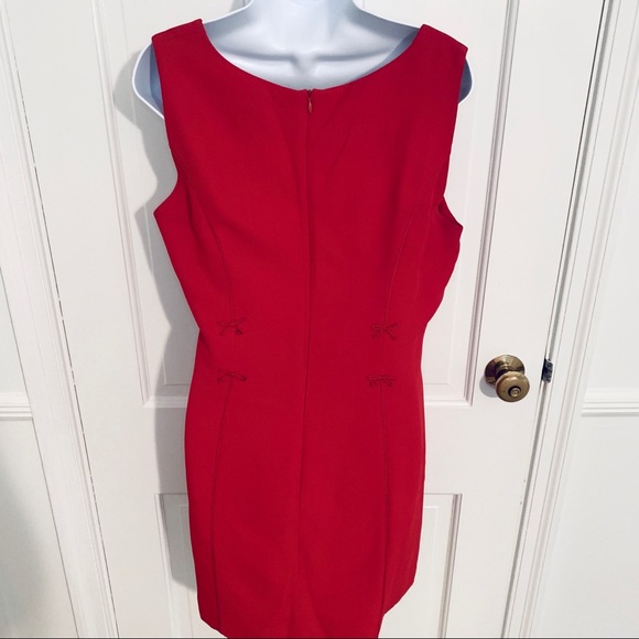 MOSCHINO CHEAP & CHIC Vintage Sheath Dress w Bows - Picture 2 of 14